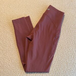 New Balance Women Maroon Performance Leggings